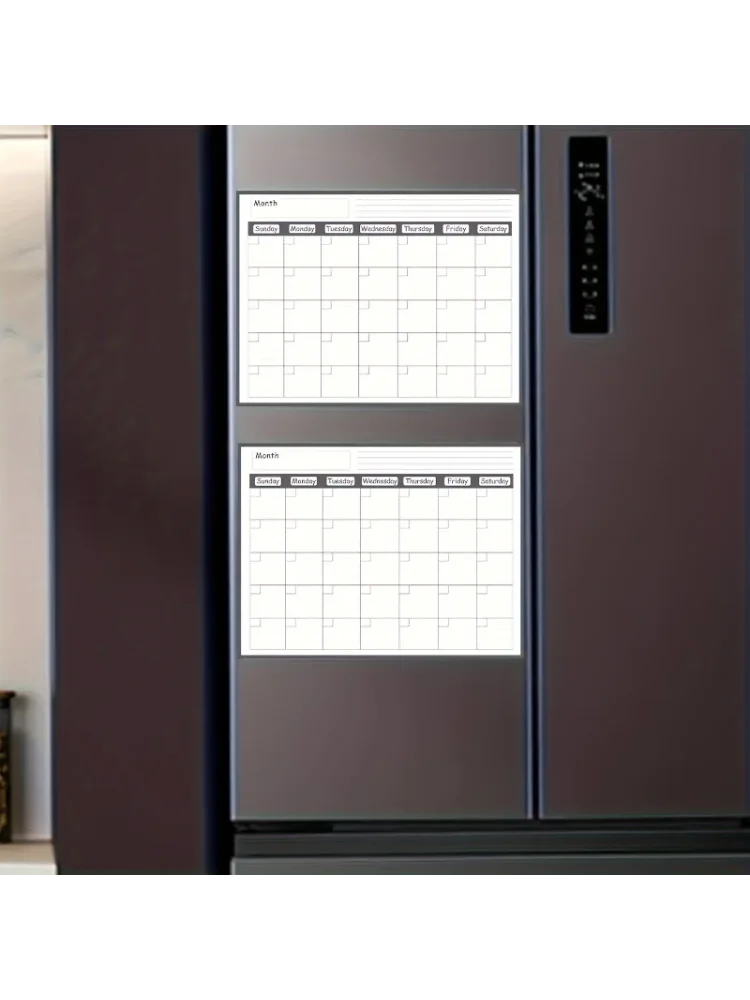 Il calendario magnetico per frigorifero è cancellabile e riutilizzabile, facilita organizzare i frigoriferi da cucina e i piani dei pasti - immagine 4