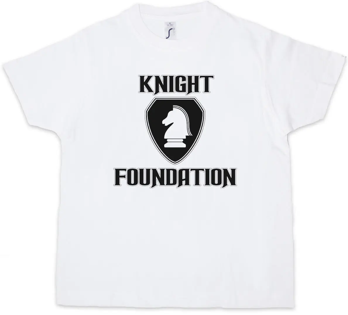 White Knight Foundation Logo Kids Boys T-Shirt Rider Serie Hasselhoff K.I.T.T.