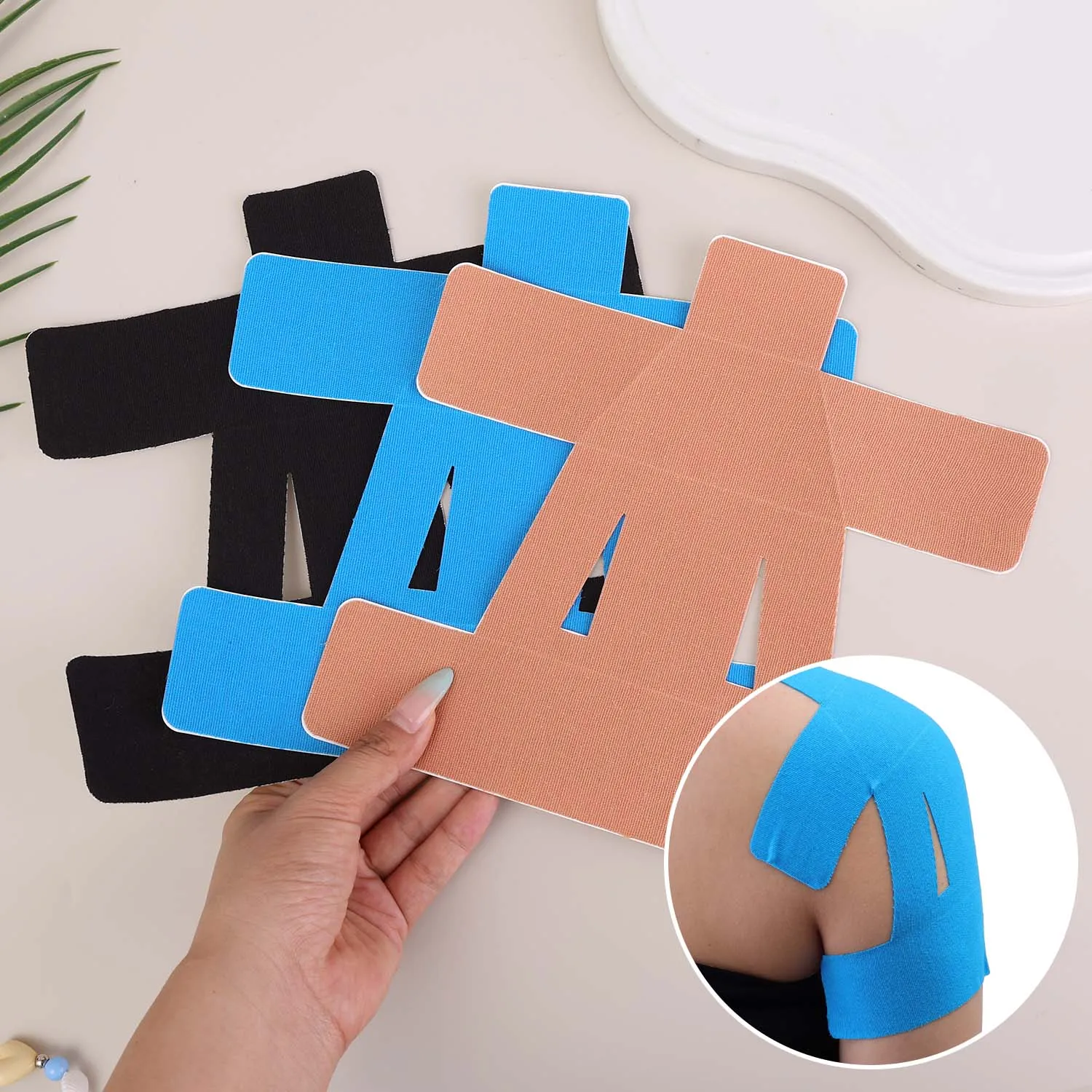 Kinesiologie Schoulter Tape Zougeschnidde Waasserdicht Atmungsaktiv_voghion.com