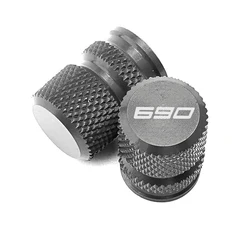 High - Quality Motorcycle Valve Caps & Swingarm Spools with Slider Stand Screws (Valve caps - Grey)