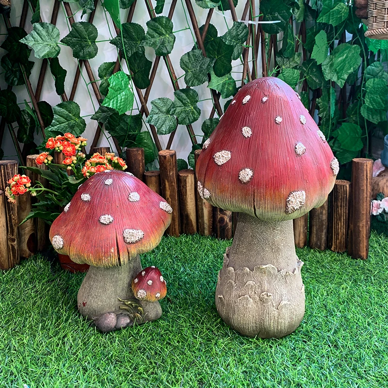 Outdoor Mushroom Garden Decor 2