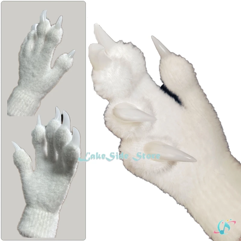 Fursuit Paws Kigurumi Furry Cosplay Gloves Decors Animal Cosplay Handwear Wearable Kig Party Roleplay Accessories cosplay costumes cosplay gloves