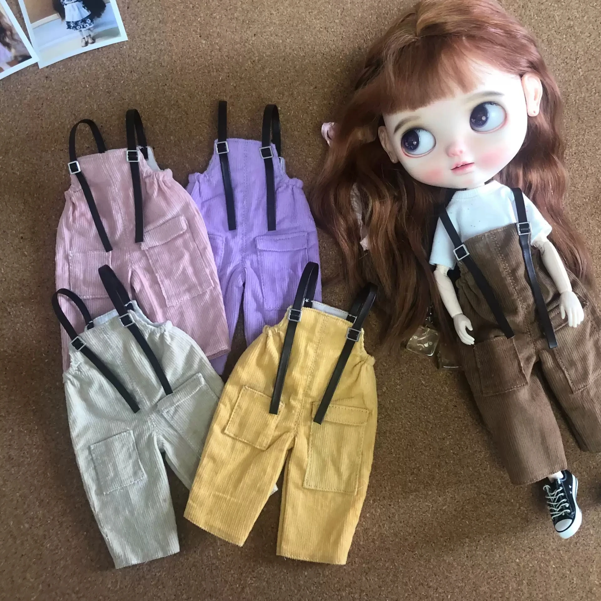 

Dula Doll Clothes Dress Colorful suspenders skirt Blythe Qbaby ob24 ob22 Azone Licca ICY JerryB 1/6 Bjd Doll