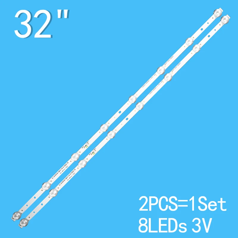 3V 8 lamp 600mm for Kim Jong 32 inch HL-2A320A28-0801S-04 A0  LED TV backlight