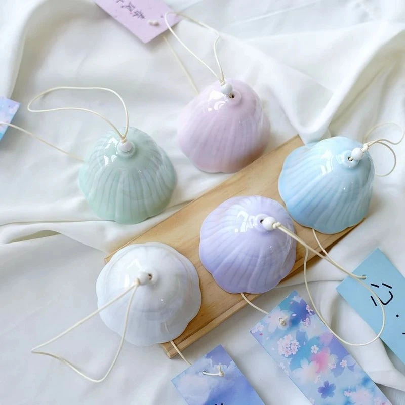 Ceramic Japanese Wind Chimes, Lucky Hanging Decorations, Birthday Gifts 4
