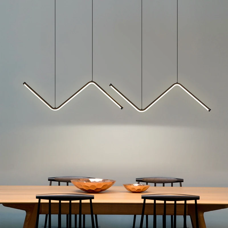 Modern LED Pendant Light Minimalist Chandelier For Dinning Room Kitchen Bar Restaurant Home Decor Led Lighting Remote Control pendant lights pendant lamp chandelier lighting