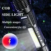 Powerful XHP50 LED Flashlight Waterproof Torch With Side Light 7 Modes Camping Fishing Lantern Type C Rechargeable Zoom Lamp 5