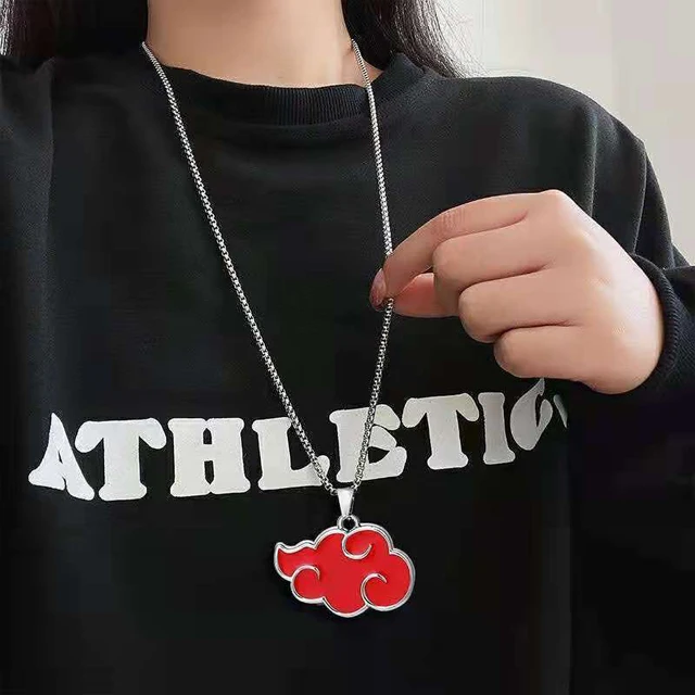 Compra online de Naruto Akatsuki Nuvem Vermelha Moda Pingente Liga