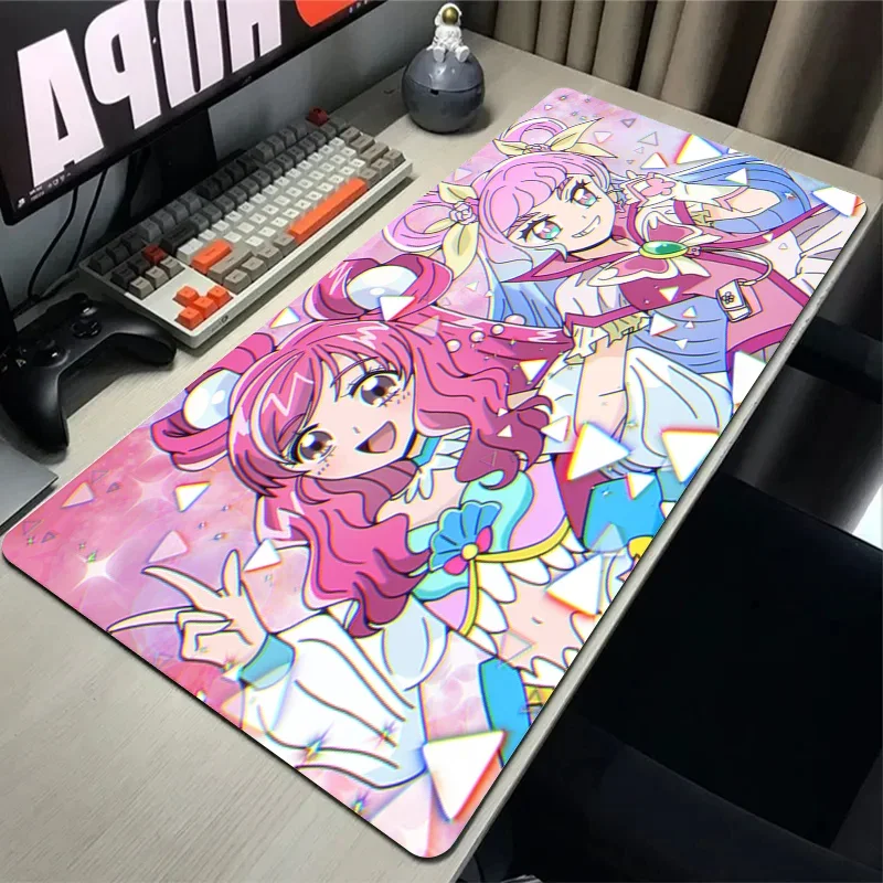 Xxl Mouse Pad Keyboard Pretty Cure Gaming Mat Carpet Mats Speed Extended Desk Anime Deskmat Xl Table Animes Mousepad