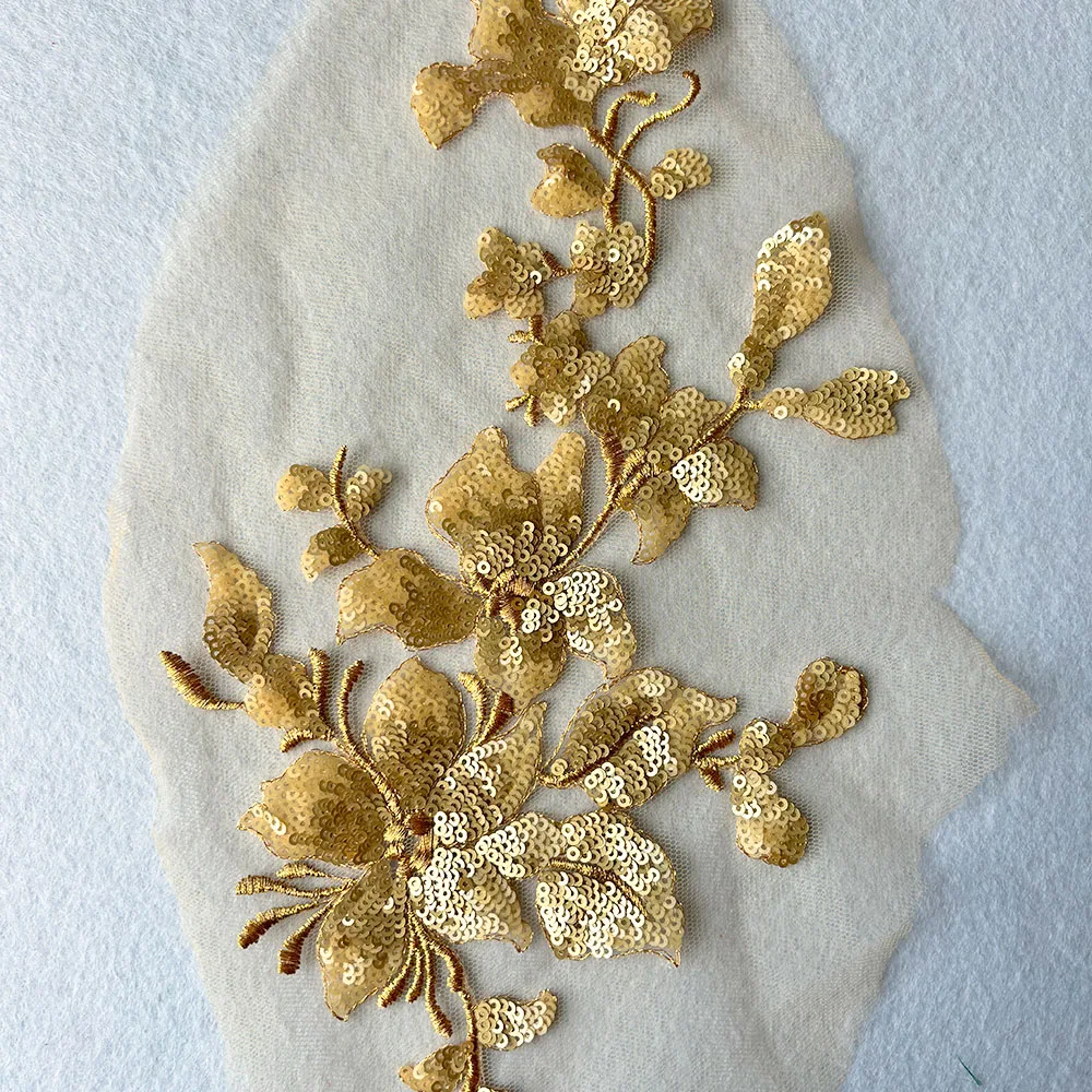 Set Di 2 Paia Di Applicazioni A Forma Di Ali Con Paillettes | Oro E Argento | Toppe Ricamate Fai Da Te Per Abiti, Giacche, Jeans, Borse | Decorazioni Per Riparazioni E Personalizzazioni - 5