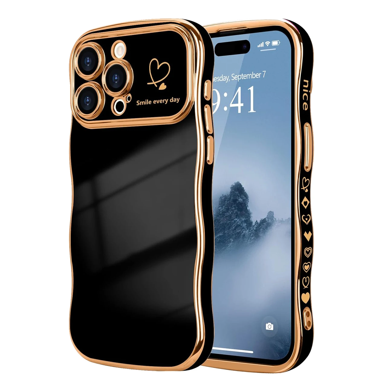 Luxury Plating Soft Case For iPhone 17 16 16e 15 14 13 12 11 Pro Max Air E 16Pro iPhone16 Shockproof Armor Red Pink White Cover 2