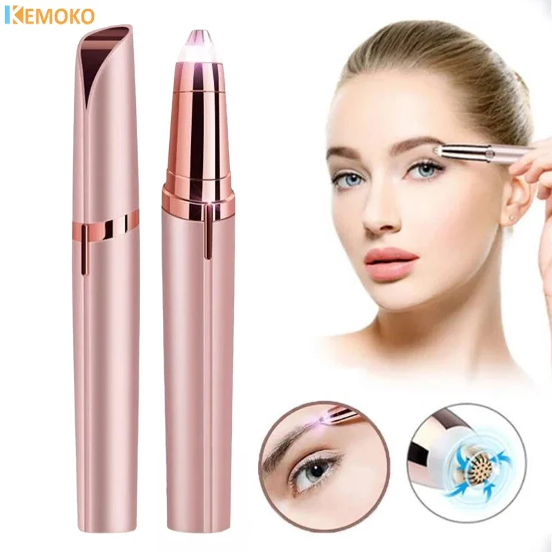 Eyebrow Trimmer Set Eyebrow Trimmer Eyebrow Razor Set Eyebrow Razor Eyebrow Scissors Eyebrow Trimmer Blade Mini Electric Eyebrow Trimmer Security Hair Removal Eye Brow Epilator USB Shaper Beauty Shaver Hair Removal Painless Automatic