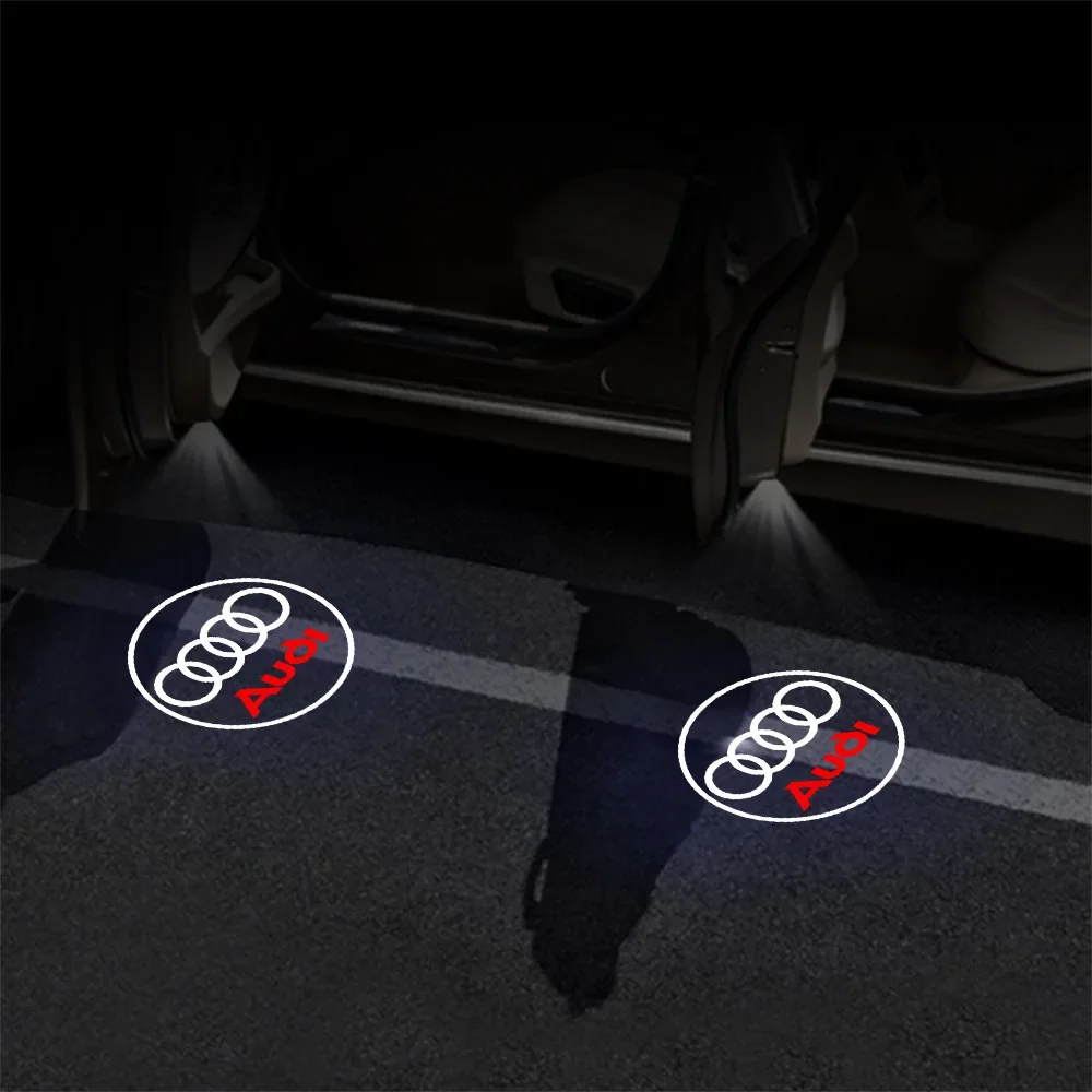 2025 핫 1개 LED 자동차 도어 마그네틱 웰컴 라이트 프로젝터 램프 (아우디 S라인 Q5 Q3 TT A1 A3 8P 8L 8V A4 B8 B6 B7 B9 A6 C6 C7 용)