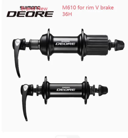 1Pair for Shimano DEORE M6000 T610 Front/Rear Hubs 100/135mm OLD