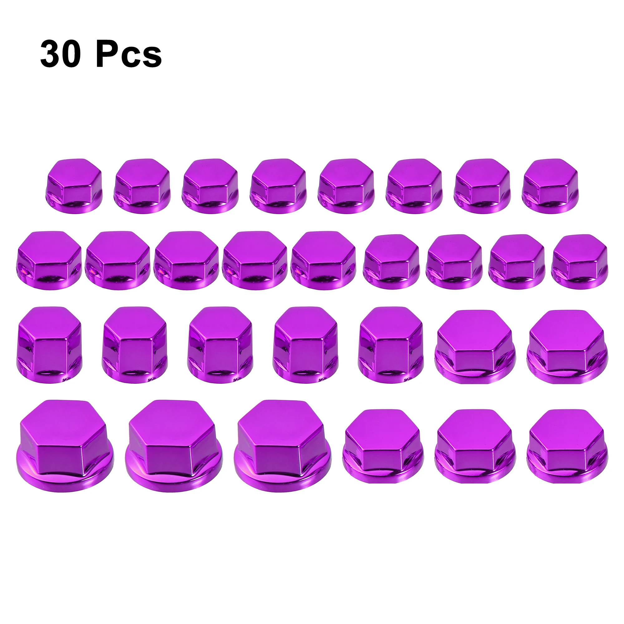 UXCELL Motorcycle Motorbike Screw Nut Bolt Cap Cover Decoration for Kawasaki for Honda Purple 1 Set Screw Cap motorcycle screw caps motorcycle nut covers