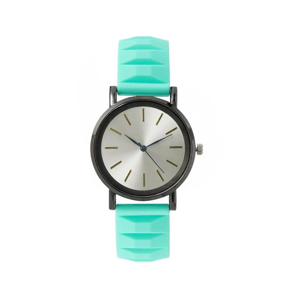 

Ladies Quartz Watch Colorful Silicone Strap Women's Quartz Watch with Round Dial for Accurate Timekeeping for Daily Wear Dating