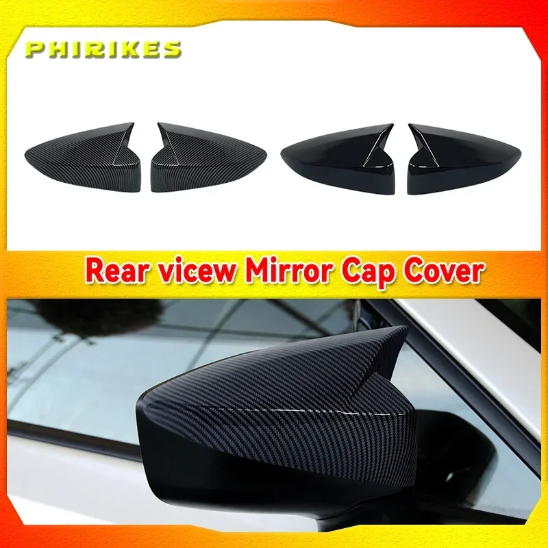 

For Toyota GT 86 GT86 Subaru BRZ 2012-2020 ABS Carbon Fiber Side Door Rearview Mirror Cover Trims Auto Exterior Accessories