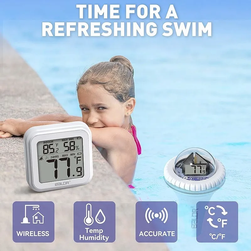 BALDR Wireless Pool Thermometer - Accurate Swimming Pool and Pond Temp –  BALDR Electronic