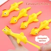 Catapult Launch Turkey Slingshot Chick Elastic Flying Finger Sticky Decompression Toy for Birthday Halloween Party Favors 1