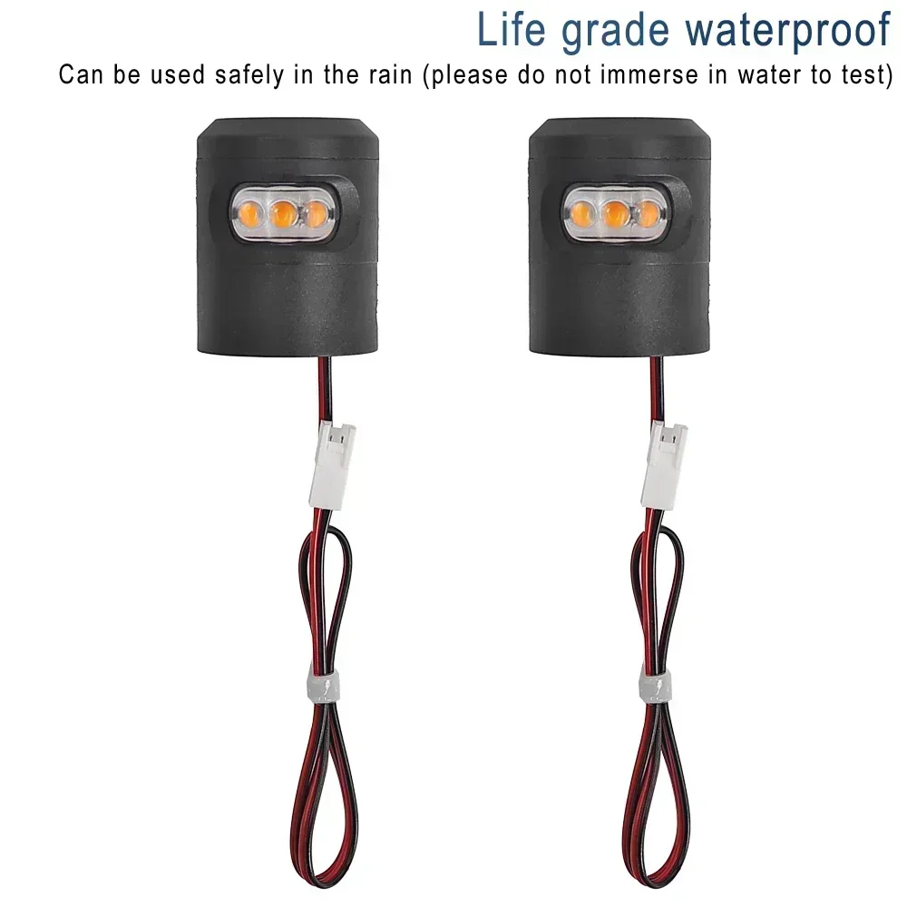 Lenker LED Blinker Licht Links und Rechts Licht für Elektrische Roller Reflektierende Riemen Dekoration Nacht Reflektor Teile – Detail 4