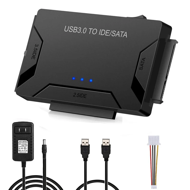SATA-IDE-zu-USB-3-0-Adapter-Festplattenadapter-Kabel-Konverter-f-r-2-5 ...