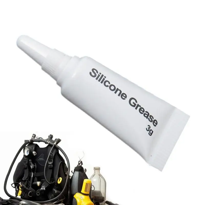 

Silicone Grease Tube Silicone Grease Tube Waterproof Lubricant Sealant No Freeze Long-Lasting Lubrication And Grease For O Rings