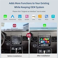 Carplay sans fil Android Auto pour VW Touareg 7P RNS850 avec écran de 8 pouces 2011-2018 miroir voiture jouer AirPlay multimédia 2