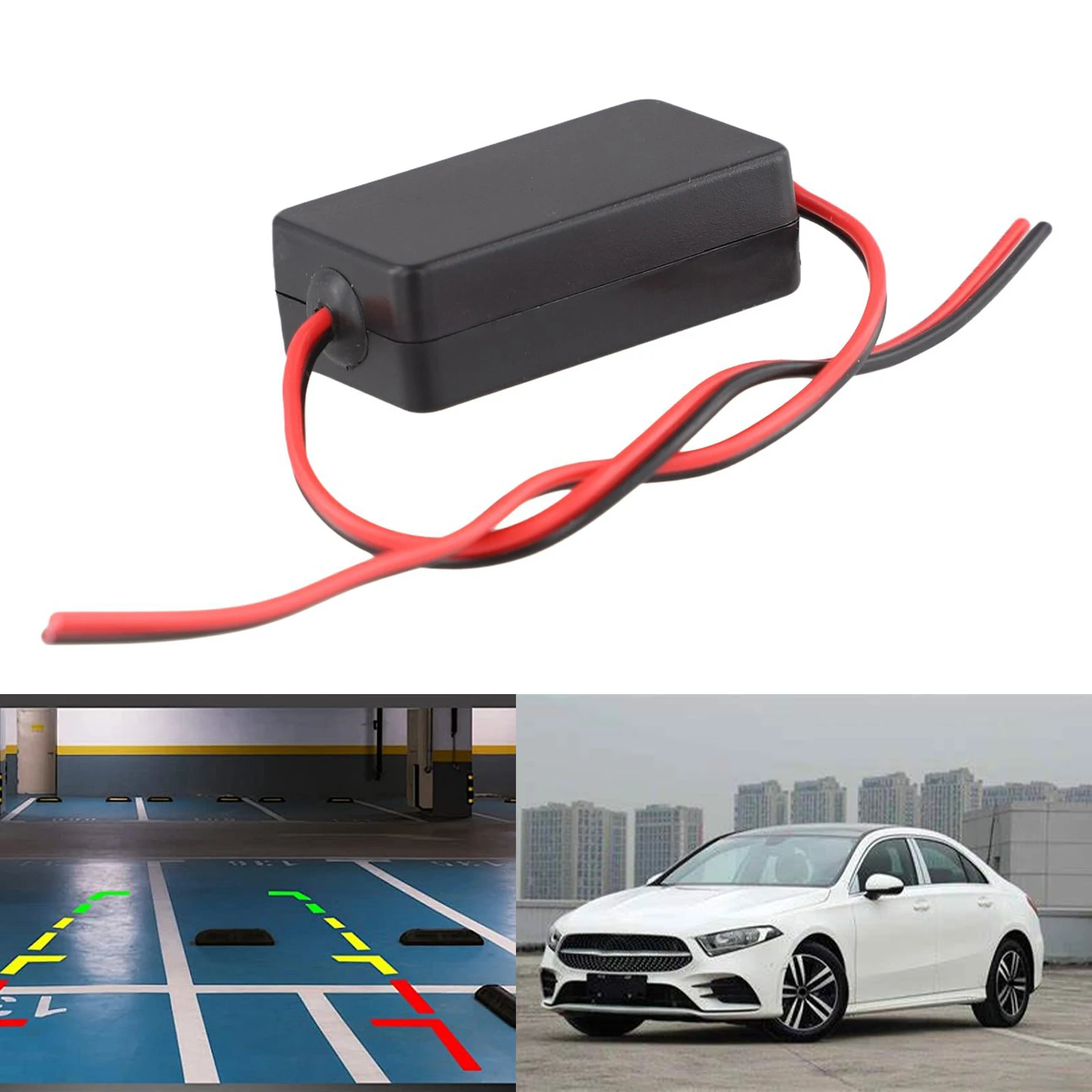 

1pcs Rectifier Reverse Camera Relay Stabiliser POWER FILTER STABILISER Anti Flicker Fit For Germany ForUSA - Car Series