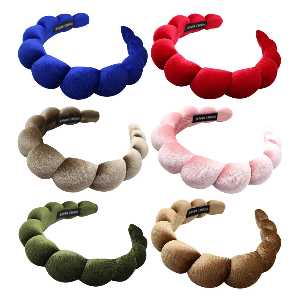 Women Face Wash Headband Soft Elastic Liquid Spa Washband Velour Cloth