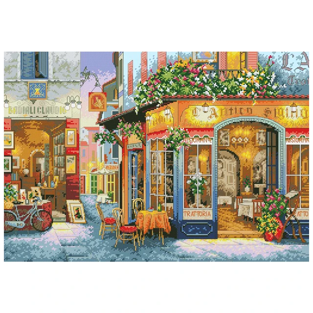 Amishop Cross Stitch Christmas  Counted Cross Stitch Kits - Counted Cross  Stitch Kit - Aliexpress