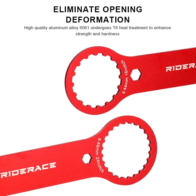 Fahrrad-Innenlagerschlüssel, DUB BB Montage- und Reparaturwerkzeug, Schraubenschlüssel 44 46 mm, 16 24 Nuten für SRAM GXP Shimano BB51 BB52 IXF – Detail 5