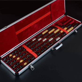 Bamboo Flute with Case, Professional Key of C D E F G A, High Quality, 6 PCs/Set