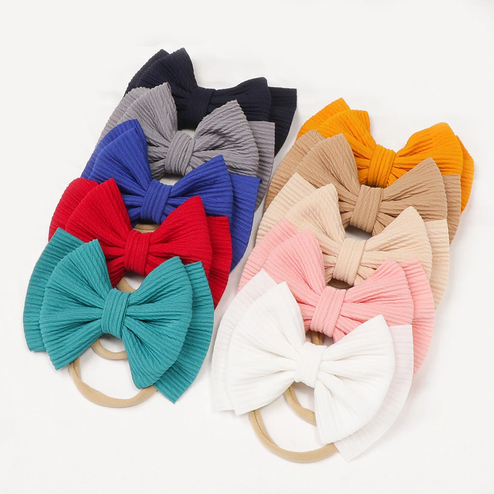 Baby Girl Headband Infant Hair Accessories Bowknot Band Big Bowknot Newborn Headwear Tiara Headwrap Gift Toddlers Bandage Ribbon hair accessories hair bands hair ribbon accessories hair headband accessories baby headband set