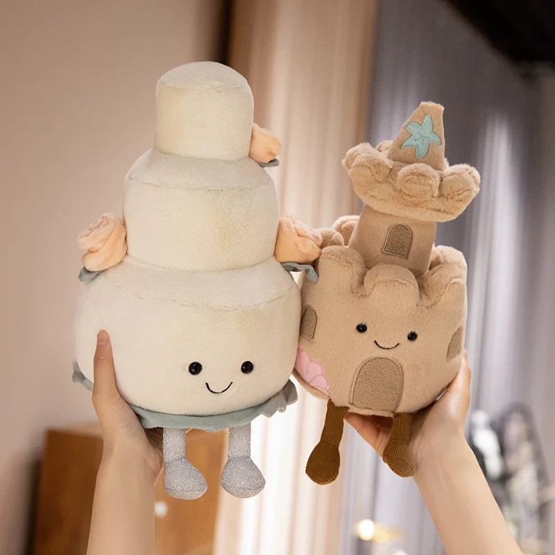 New Wedding Cake Penguin Plush Toy Wedding Party Creative Home Decoration Soft Stuffed Animal Cake Food Cute Kid Boys Girls Gift 6