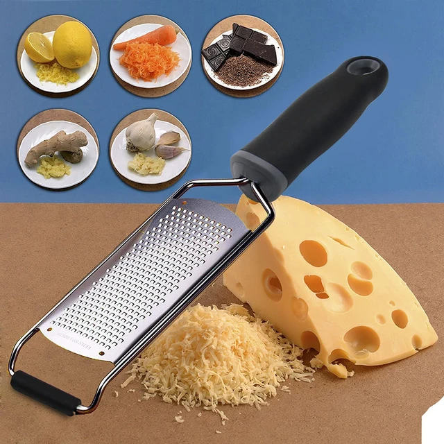 2-piece Kitchen Grater Set Handheld Coarse Cheese Grater And Fine Lemon  Zester Effortlessly Grates Food Types And Cleans Easy