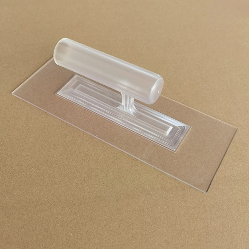Trowel Plastering and Paint Walls Round/Square End Plastering Tools 1.9mm Thickness Transparent Plastic Trowels TOP ones 4