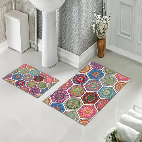 

Halıforum Bath Mat Dual Toilet Seat Pad Non-Slip Bottom Bhs-370