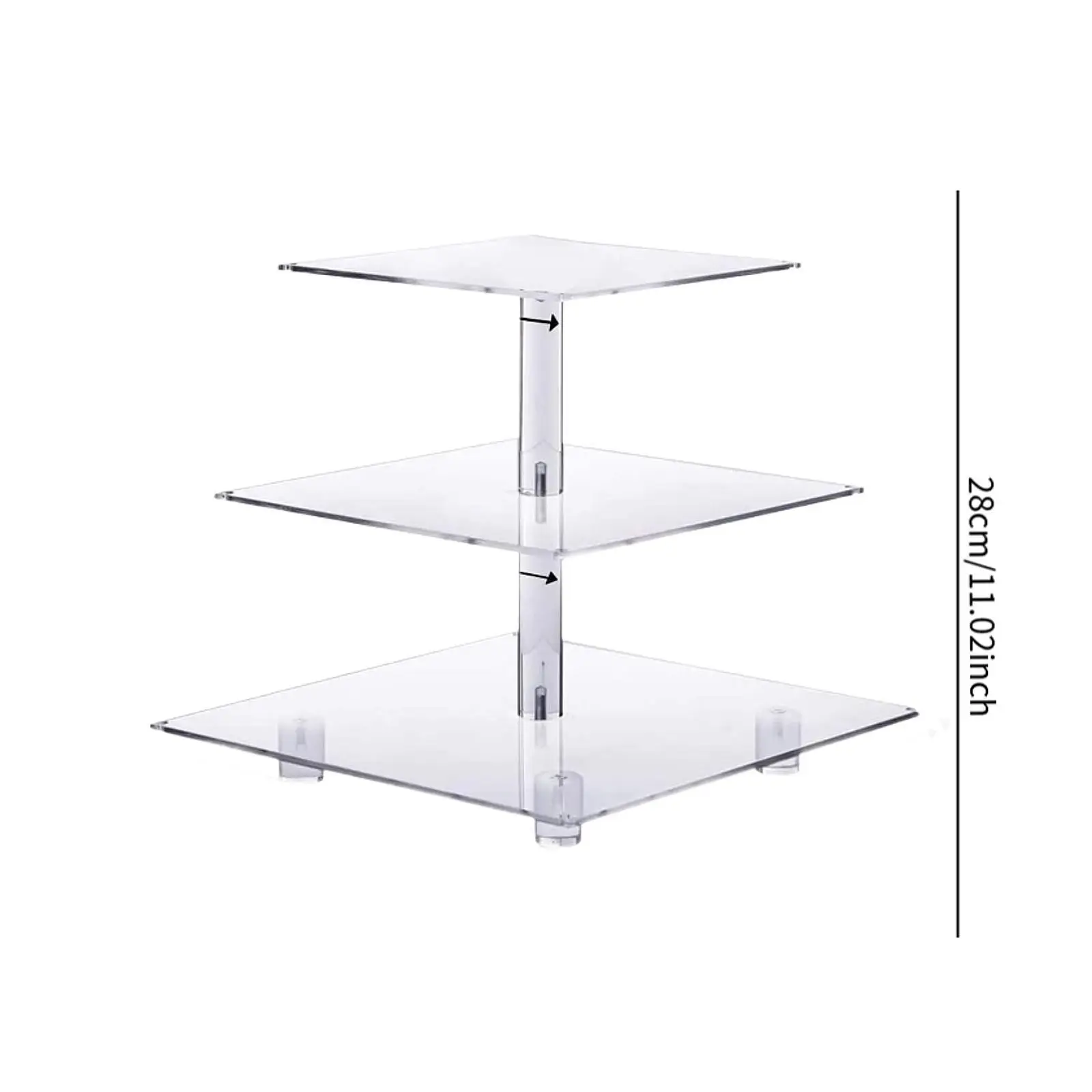 Cupcake Stand Versatile Use Clear Cupcake Holder for Party et Cooking