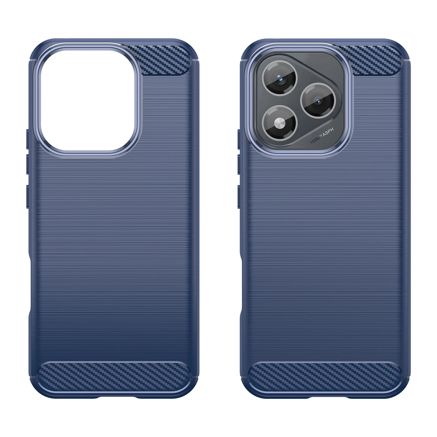 Premium Carbon Fiber Soft TPU Silicone Back Cover