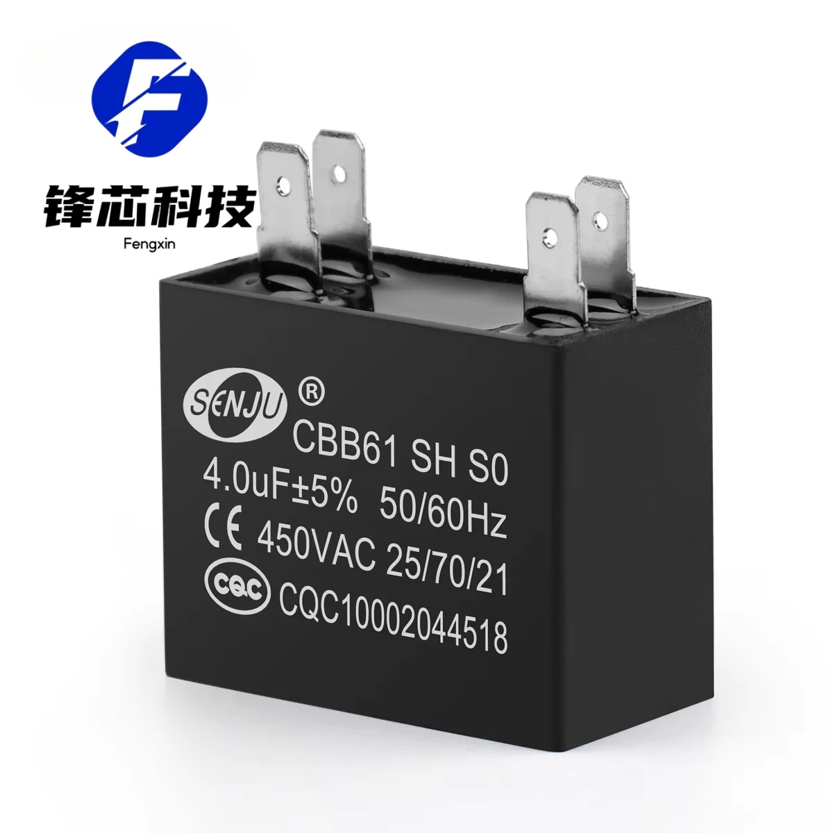 2Pcs CBB61 Air Conditioner External Fan Start Capacitor Motor Run Capacitor 450V 1UF 1.2UF 1.5UF 2UF 2.5UF 3UF 3.5UF 4UF 4.5UF