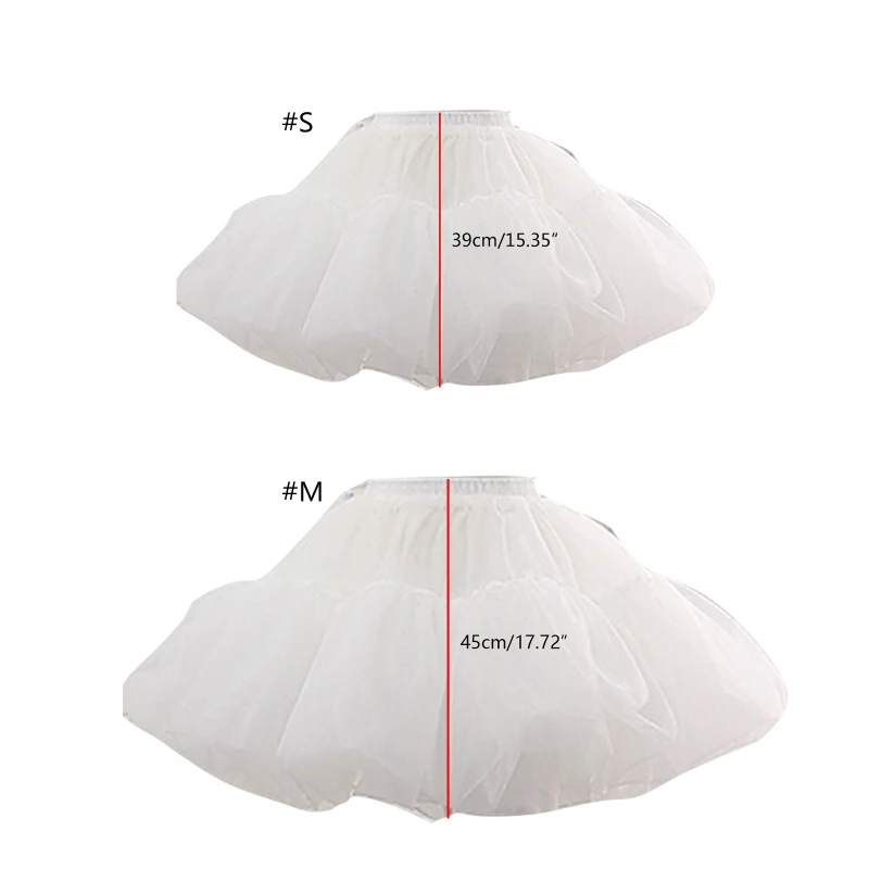 Petticoat Skirt Underskirt for Women Lolita Cosplay Vintage Party
