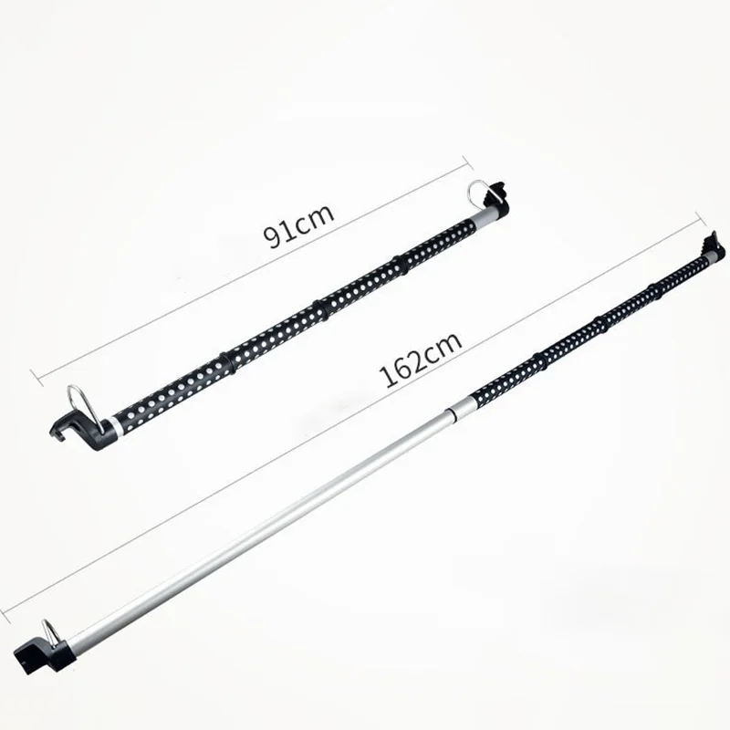 Car Coat Hanger Car Drying Rod Car Camping Clothes Hanger Bar Telescope Vehicle Fix Rods Trunk Hanger Rod Clothes for Sedans Trucks SUVs RVs