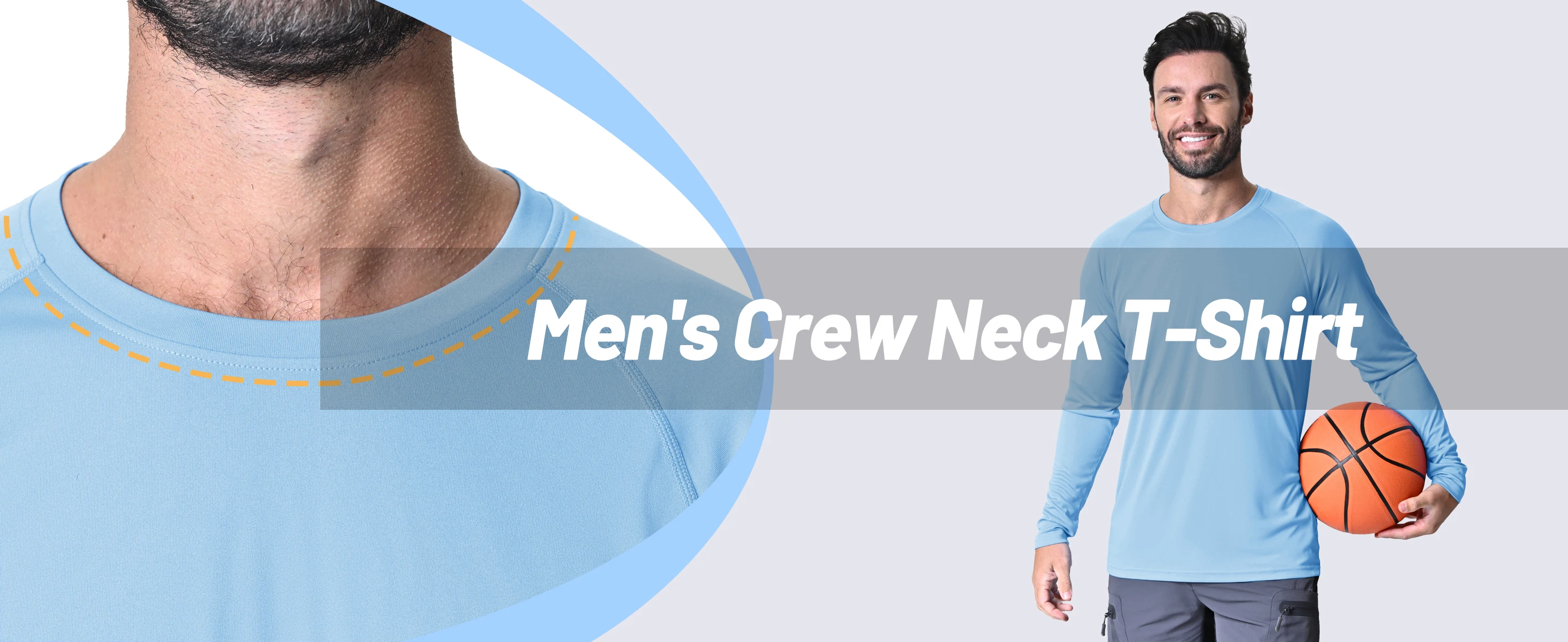 TACVASEN Sun Protection T-shirts Summer UPF 50+ Mens Long Sleeve Quick Dry Athlectic Sports Hiking Performance T-shirts Tee Tops