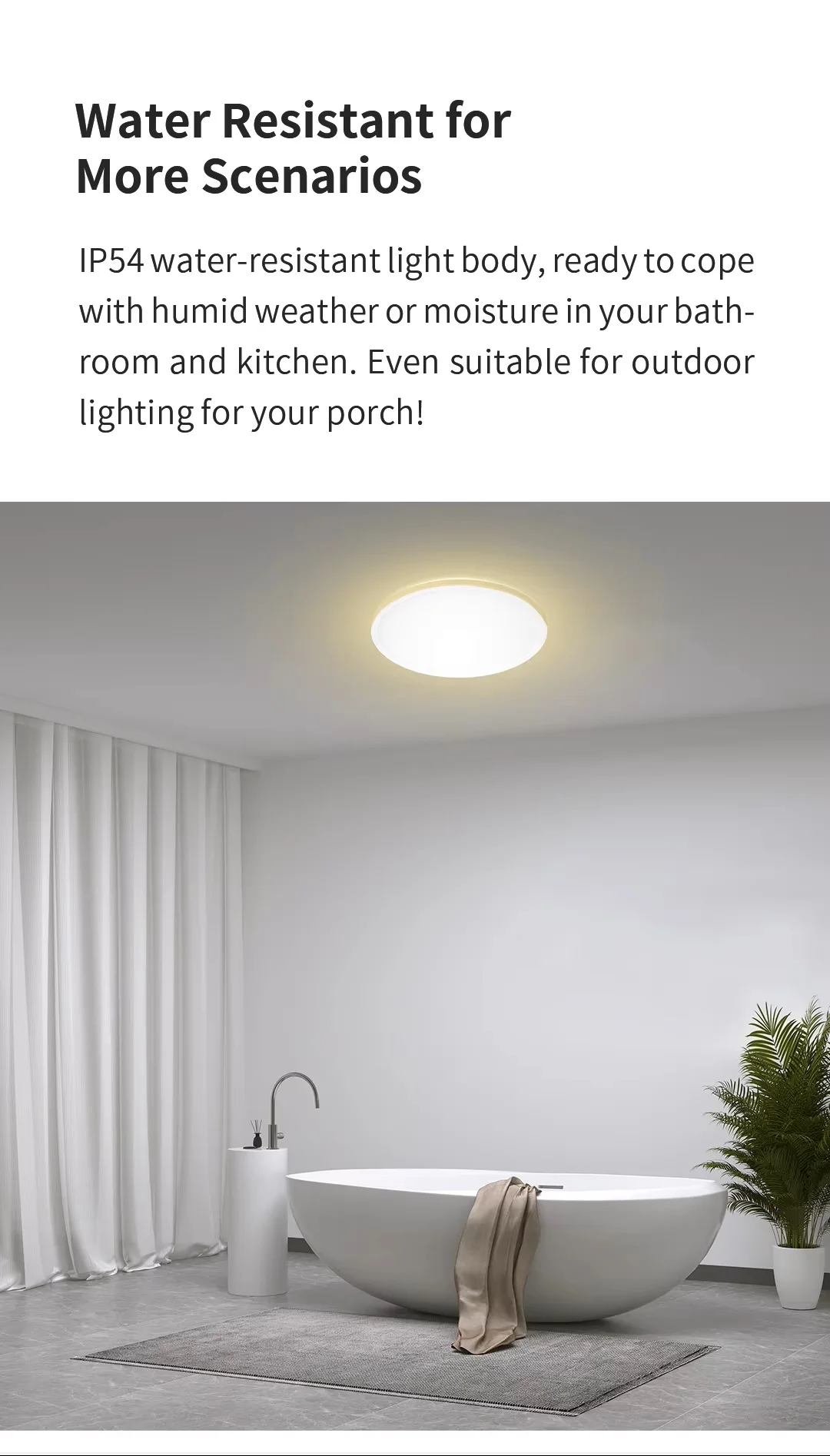 Yeelight 스마트 LED RGB 천장 조명 Wifi 235c 300c 디밍 가능 2700K-6500K 초슬림 음성 제어 앱 Homekit Mi home 연동