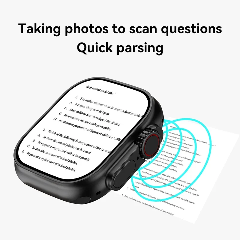 Original Ultra Ai3 Smartwatch 5G 180° Rotating Camera Google Play GPS WIFI 2.2inch Amoled HD Display 4G Calling Smart Watch Men 4