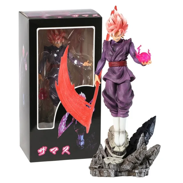 Boneco Action Figure Miniatura Goku Black Super Sayajin Rose