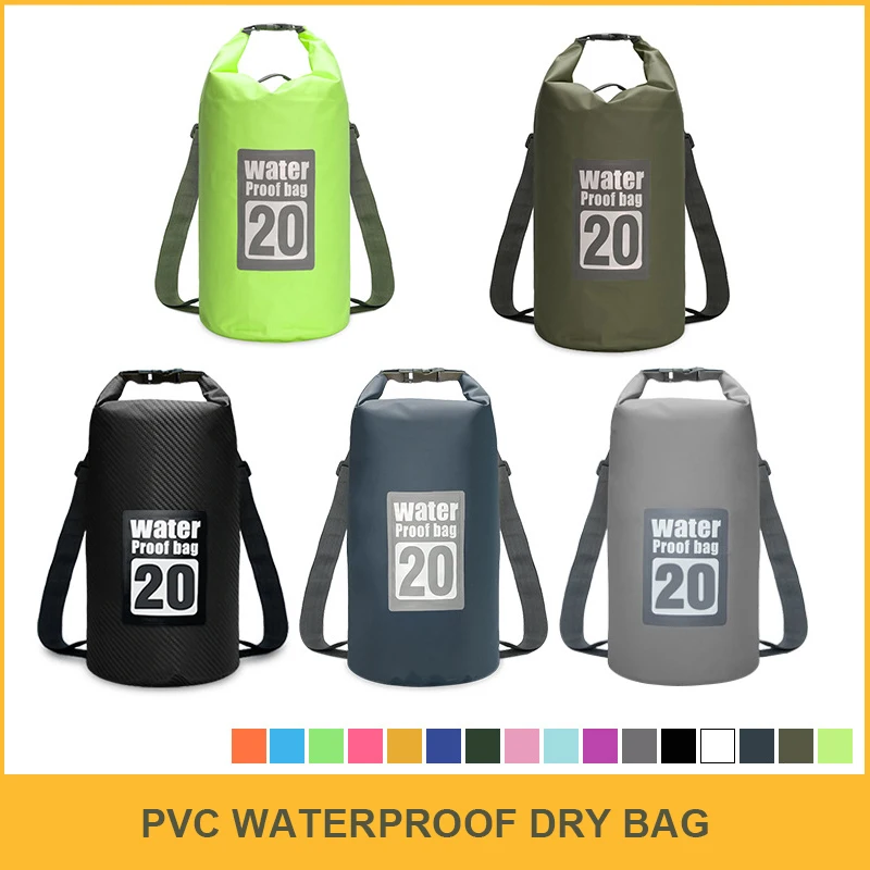 PVC Waterproof Dry Bag For Trekking Floating Sailing Canoing Boating Swimming Storage Backpack waterproof dry bag