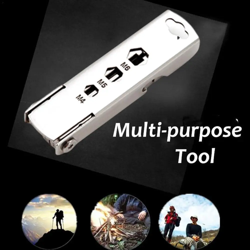 

Repair gadget Outdoor Multi Function Tool Portable Repair Gadget Keychain Pendant Hiking Camping Hunting Mobile Phone Holder