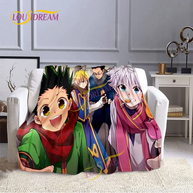 HUNTER��HUNTER 3D Anime Japanese cartoon Blanket  Decoration Thin Sheet Sofa Set Home TV Blanket Office Casual  Throwing Blanket