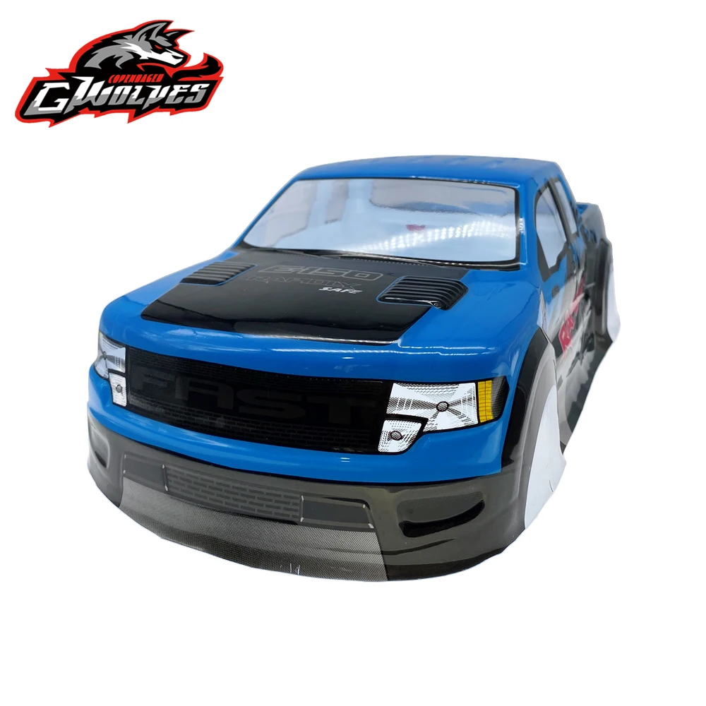 Coque F150 RAPTOR 1/10 RC PVC 190mm pour Monster Truck